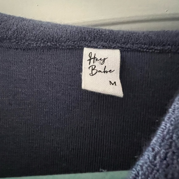 Matching blue terry cloth skort set - Picture 4 of 6